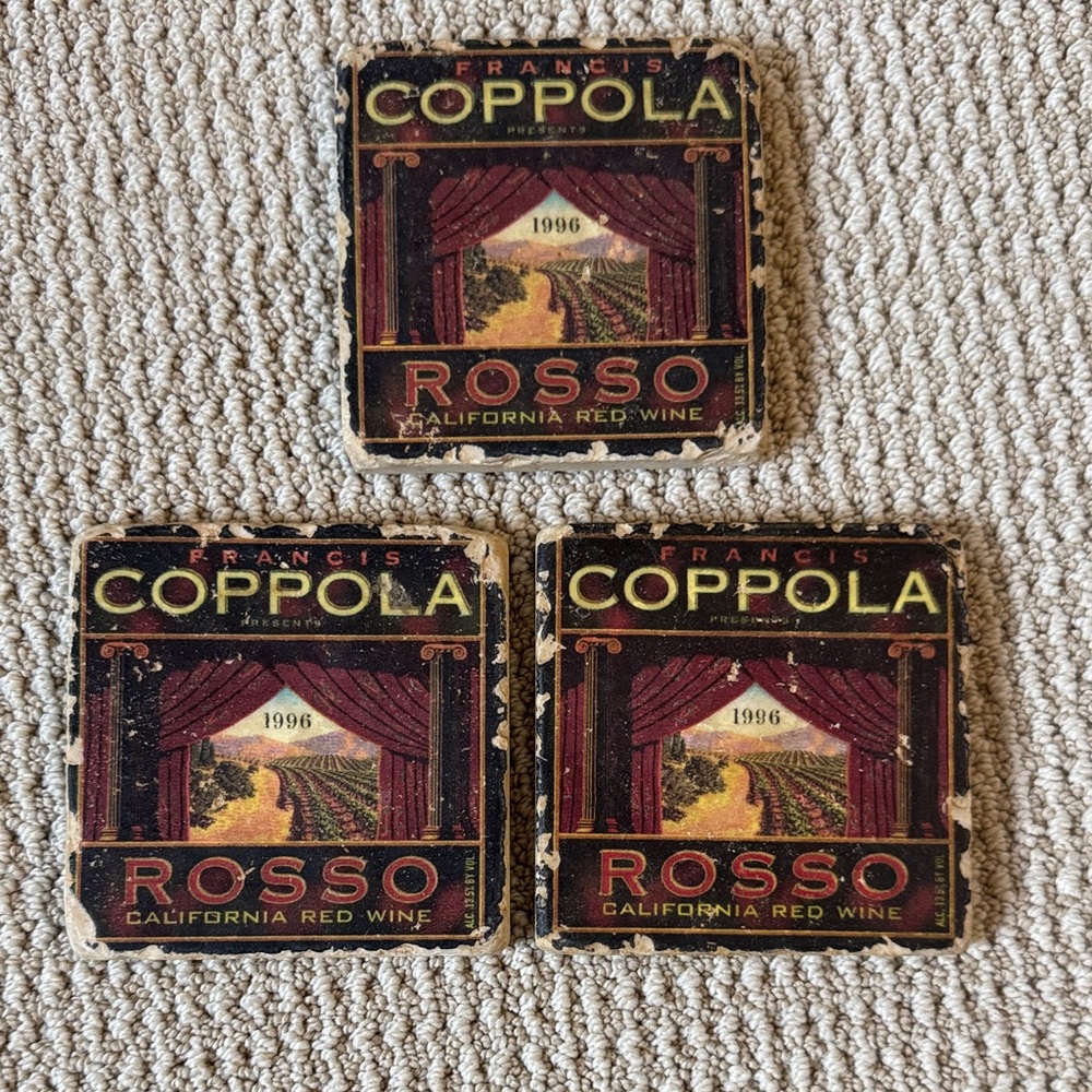 Red Wine Coasters